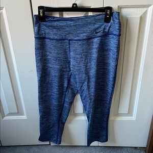 Nike Women's Blue Heather Leggings